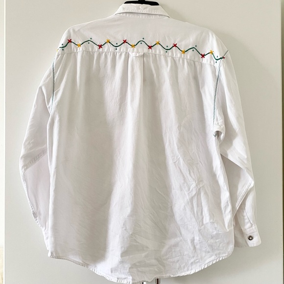 Vintage Levi’s Western Embroidered Button Down Shirt - Picture 7 of 10